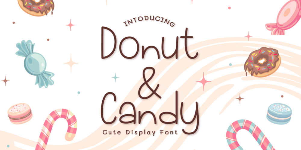 Donut & Candy font