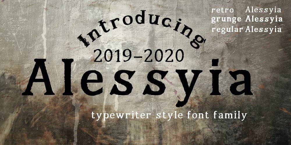 Alessyia font