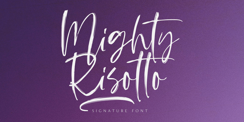Mighty Risotto font