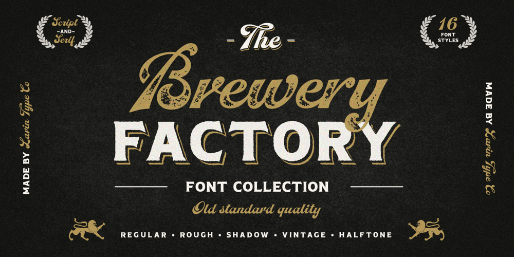 Brewery Factory font