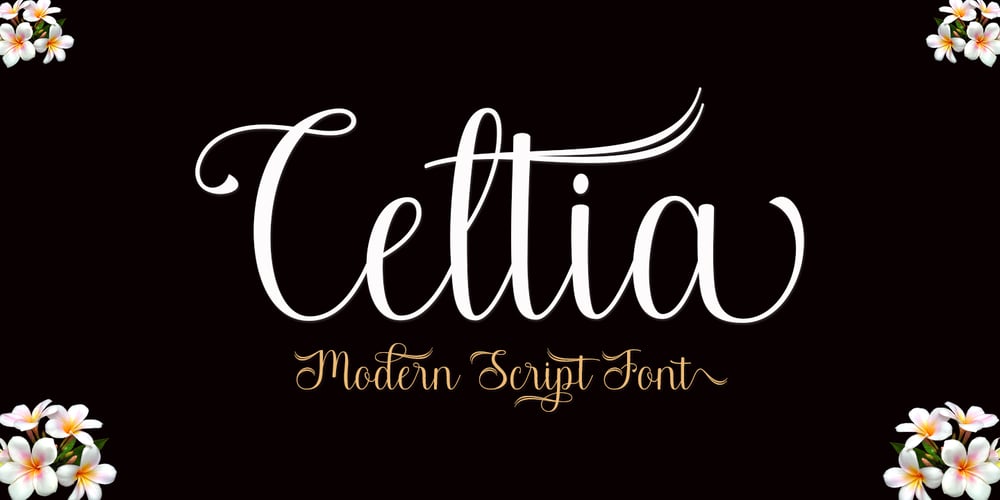 Celtia Script font