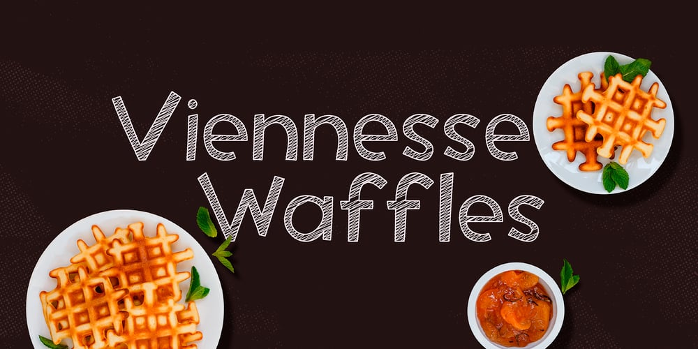 Viennese Waffles font