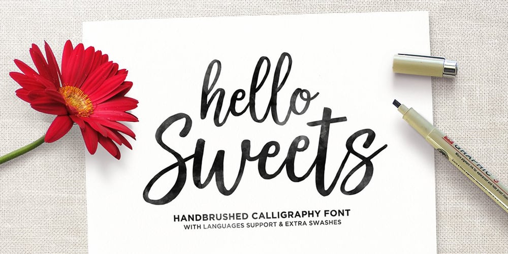 Hello Sweets Script font