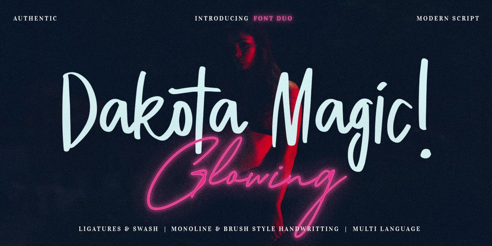 Dakota Magic font