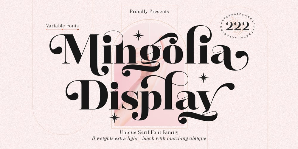 Mingolia Display font