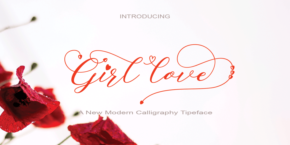 Girl Love font