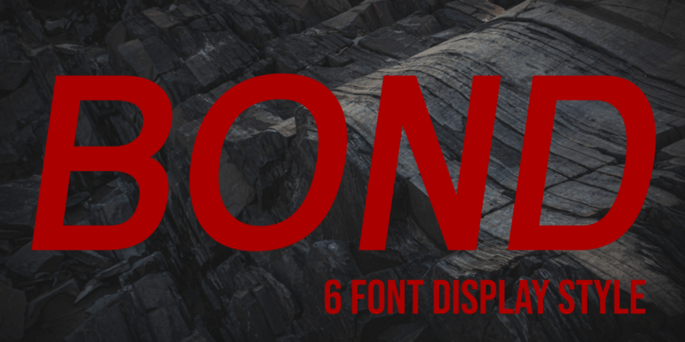 Bond font
