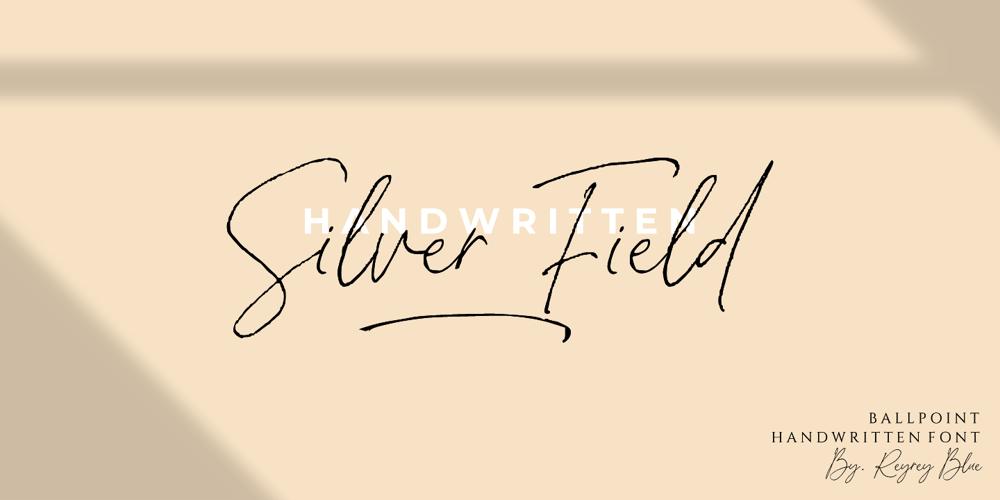 Silver Fields font