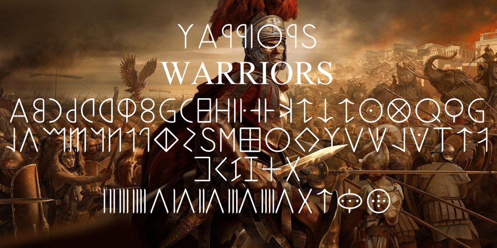 Ongunkan Old Latin font