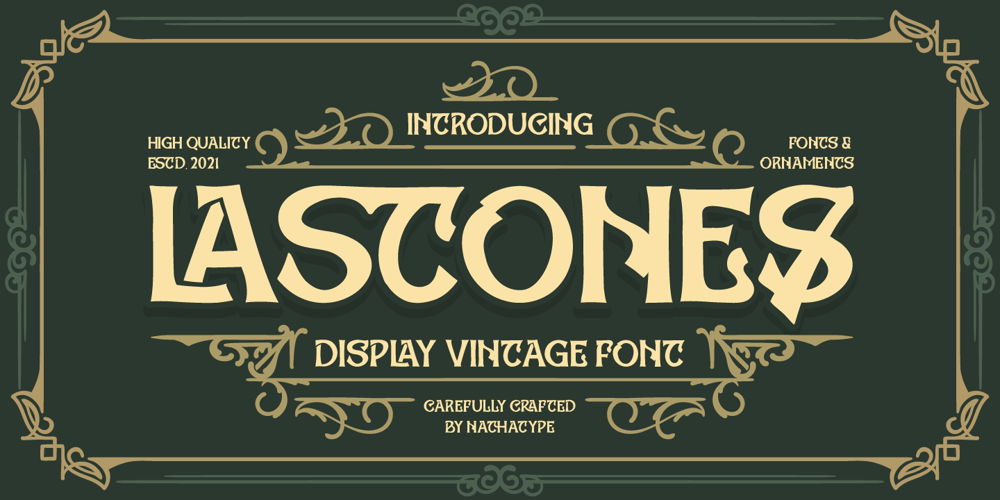 Lastones font