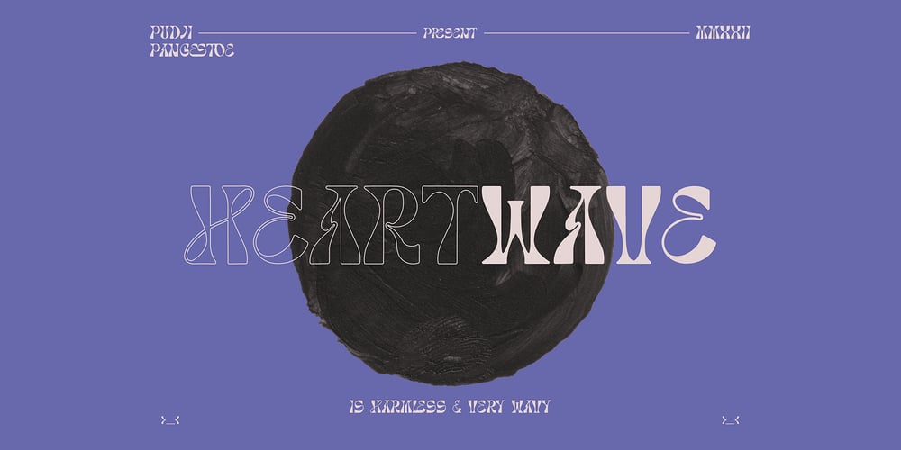Heartwave font