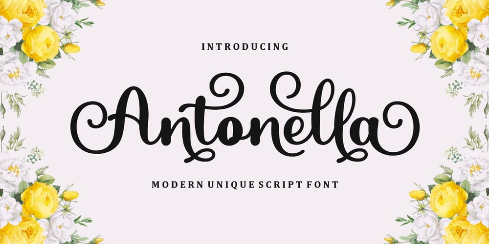 Antonella font