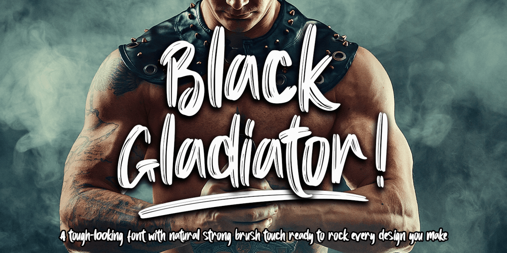 Black Gladiator font