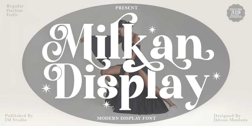 Milkan Display font
