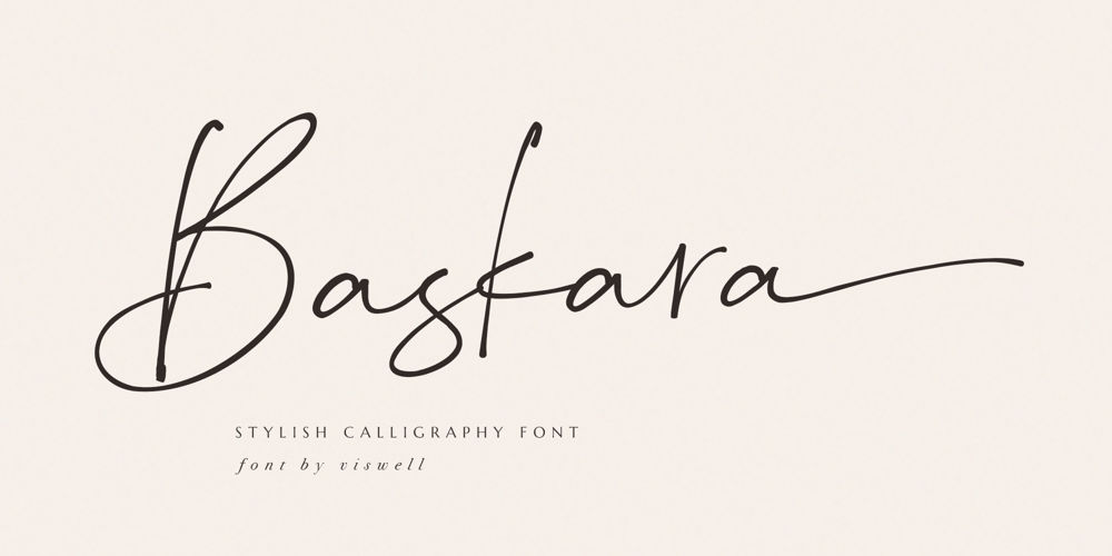 Baskara font