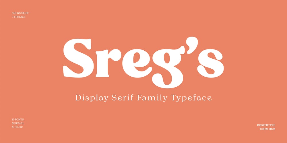 Sregs Serif Display font