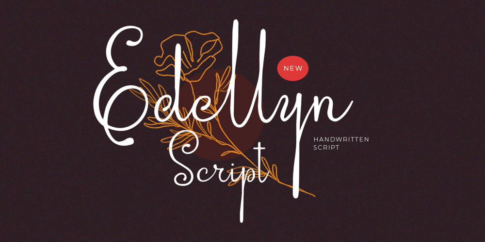 Edellyn Script font