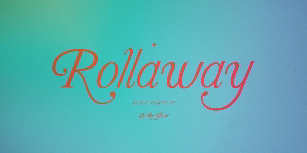 Rollaway font