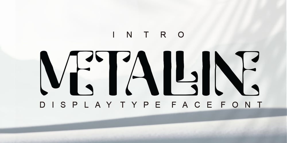 Metalline font