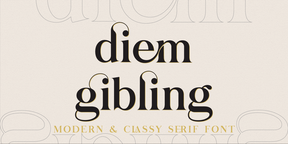 Diem Gibling font