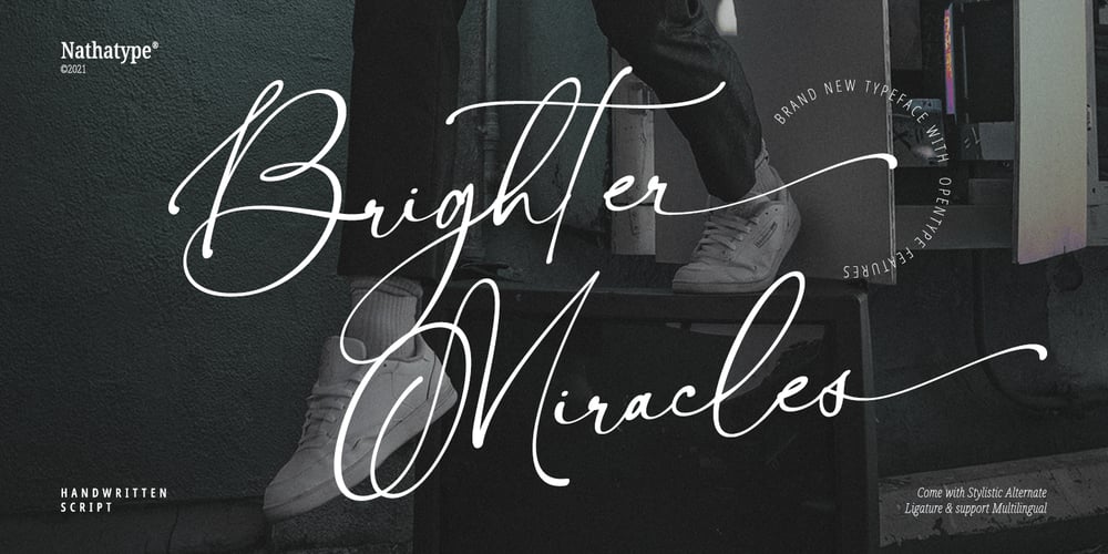 Brighter Miracles font