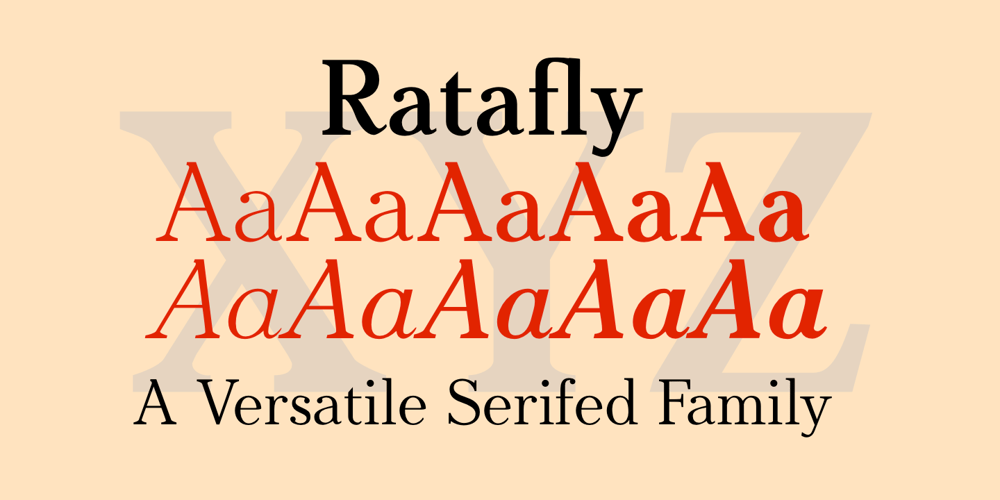 Ratafly font