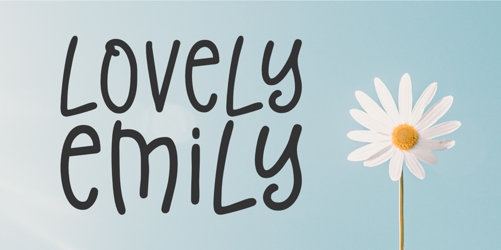 Lovely Emily font