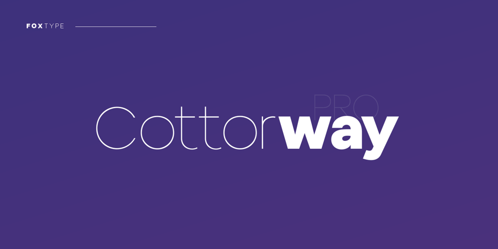 Cottorway Pro font