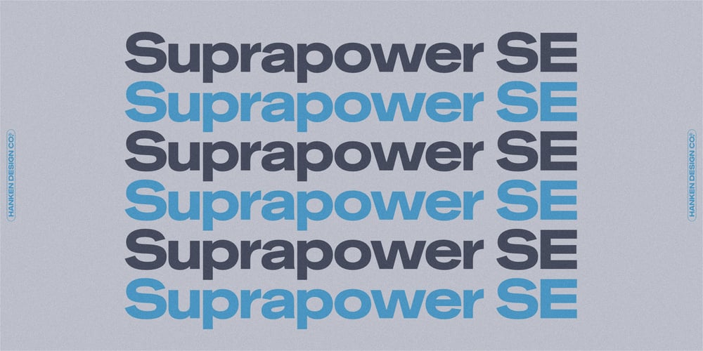 Suprapower SE font