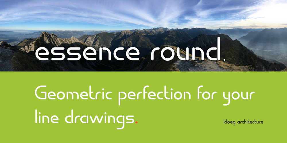 Essence Round font