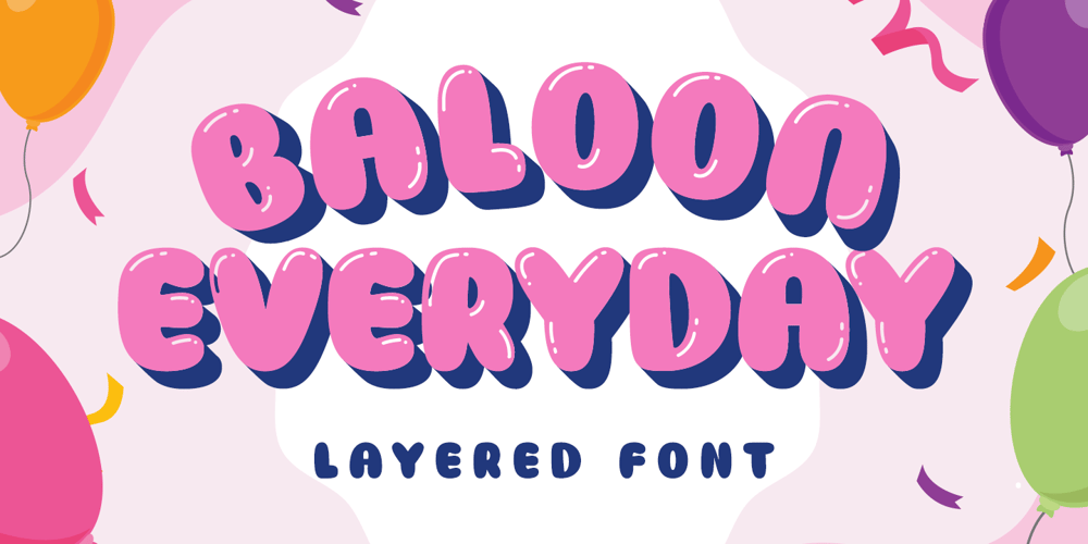 Baloon Everyday font