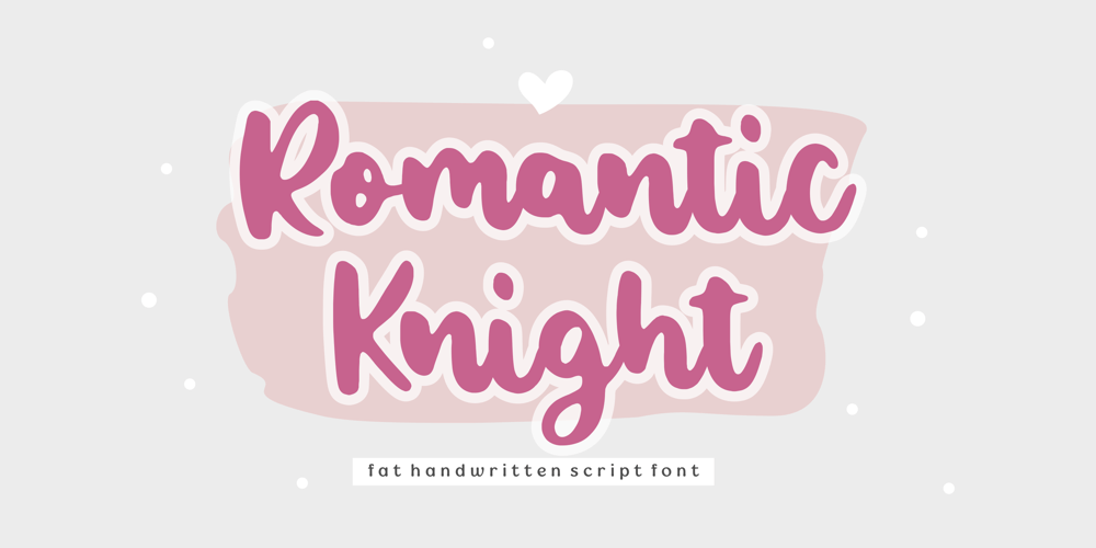 Romantic Knight font