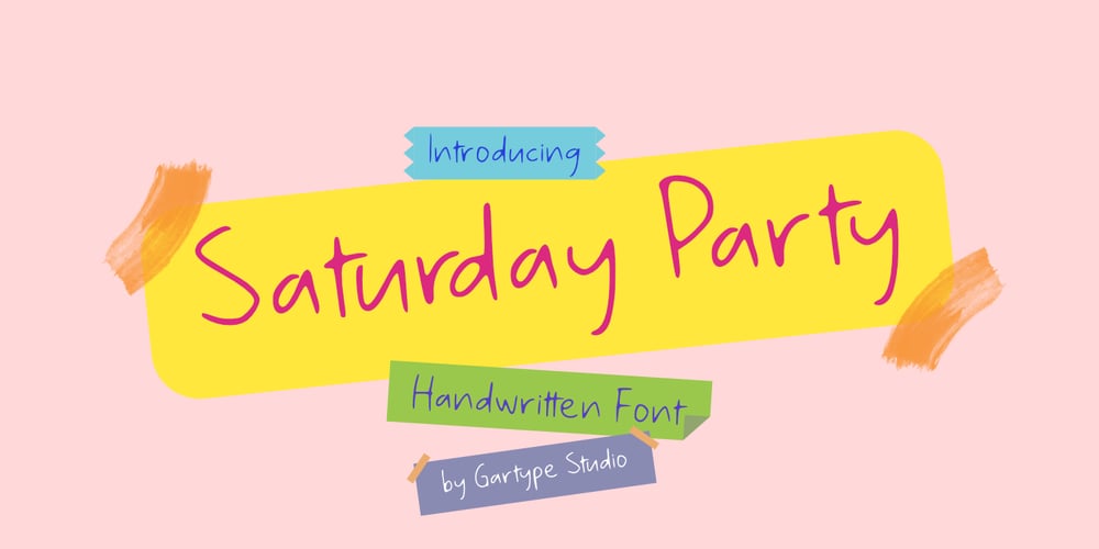 Saturday Party GT font