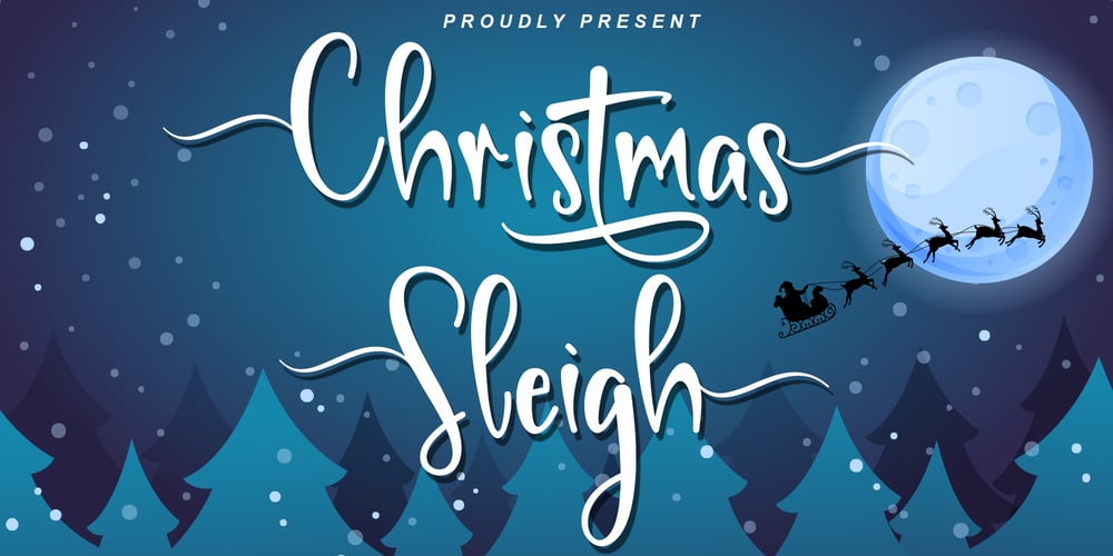 Christmas Sleigh font