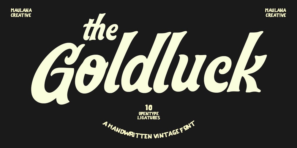 Goldluck Script font