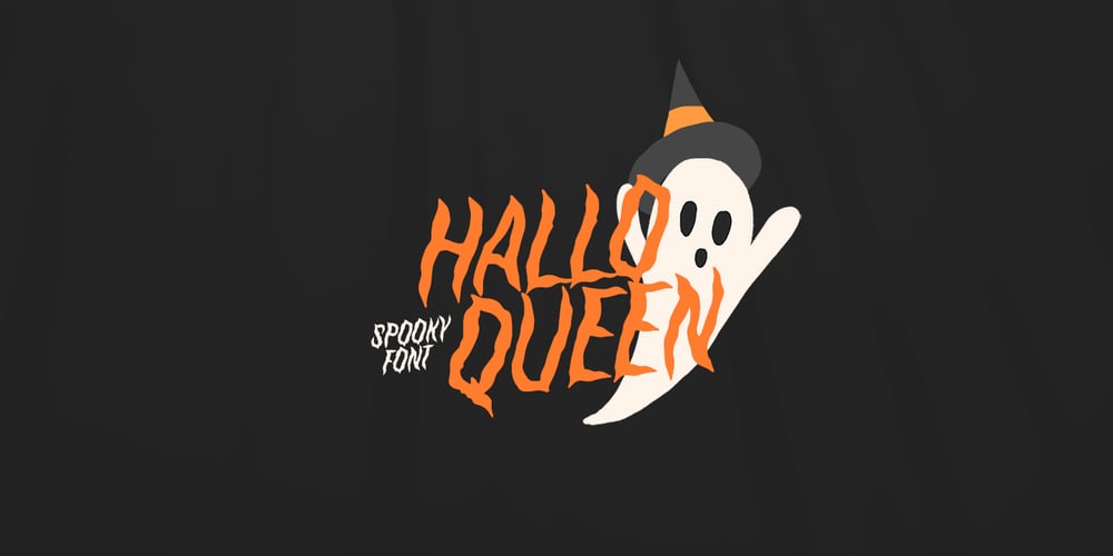 Hallo Queen font