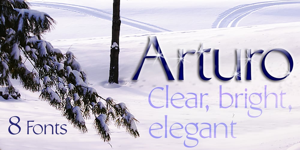 Arturo font