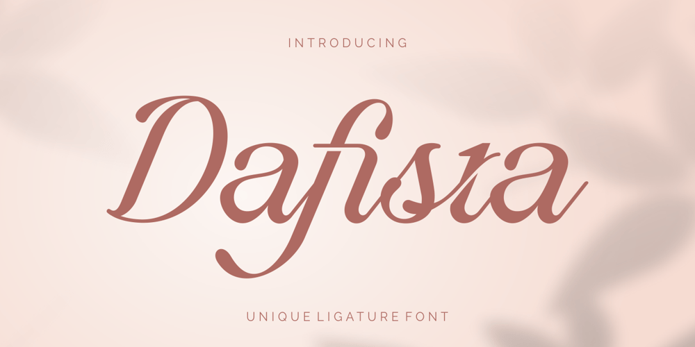 Dafista font