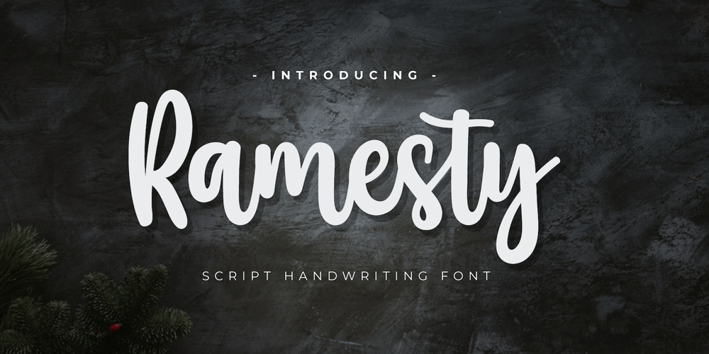 Ramesty font