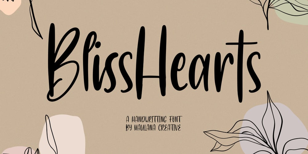 Bliss Hearts font