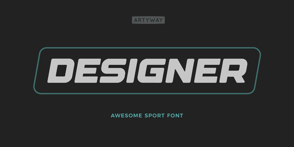 Designer font