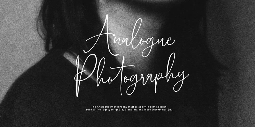 Analogue Photography font