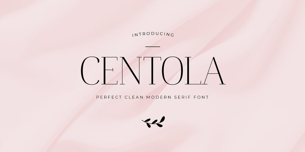 Centola font