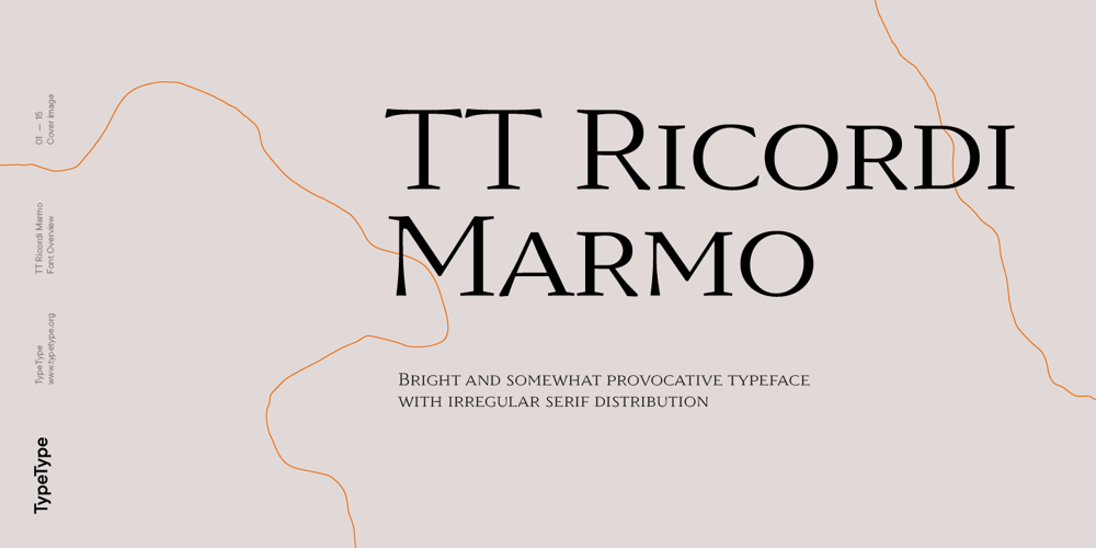 TT Ricordi Marmo font