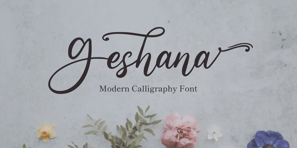 Geshana font