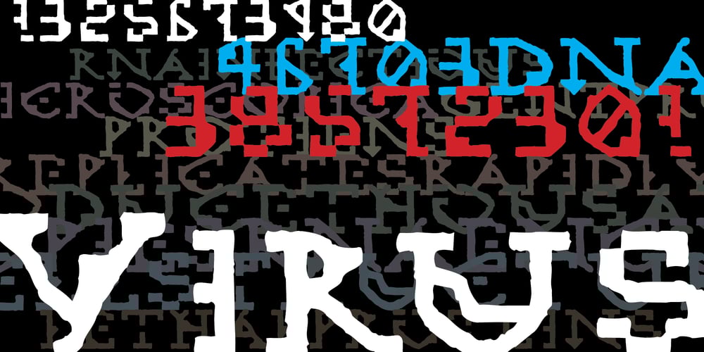Virus font