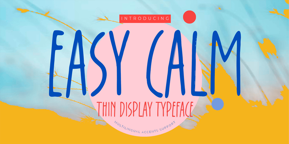 Easy Calm font