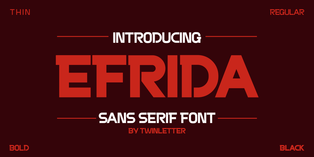 Efrida font