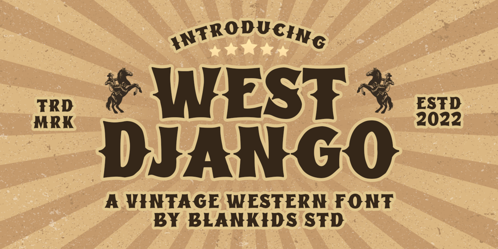 West Django font