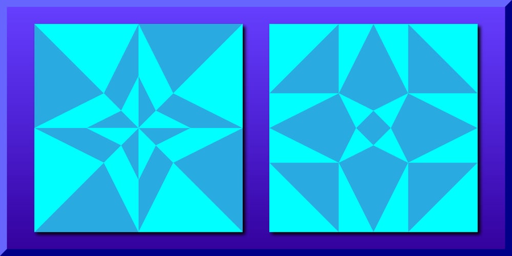 Quilt Patterns Four font